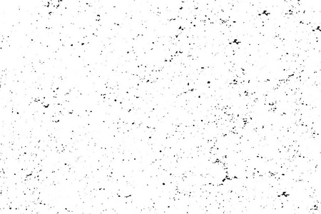 黑白城市纹理矢量与复制空间。 抽象插图表面灰尘和粗糙脏墙背景与空模板。 遇险和咕噜效应概念。 向量eps10。