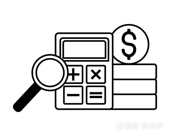 商业计算器硬币