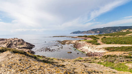 撒丁岛西北海岸线图片