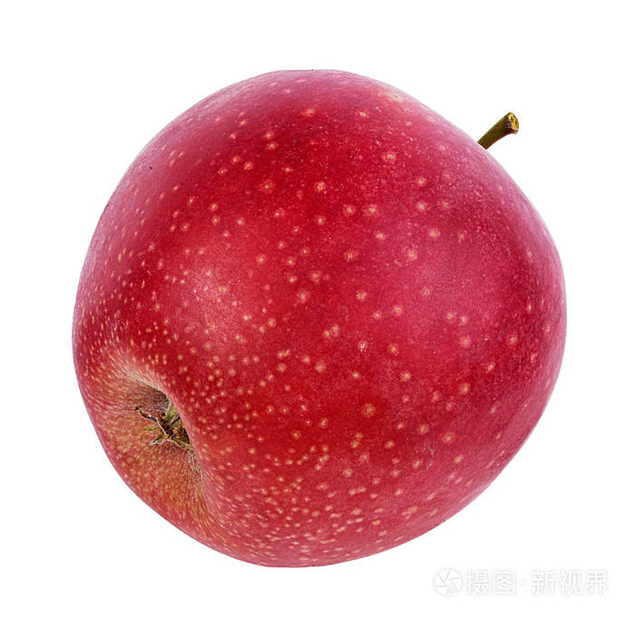 白色背景的苹果