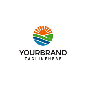 太阳标志设计图片