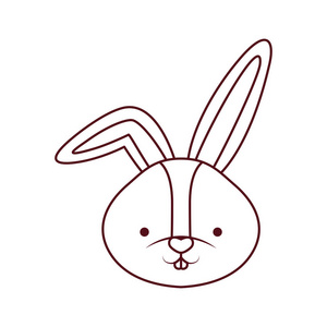 兔子头被隔绝的图标