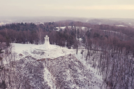 立陶宛维尔纽斯布莱克山上的三个十字架纪念碑
