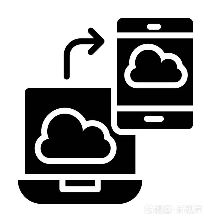 数据共享字形图标