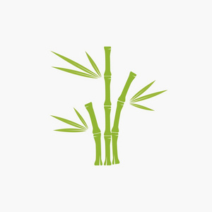竹树标志隔离背景图片