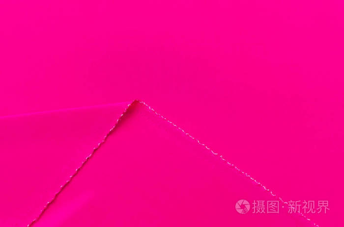 丝织品绉纹赤霞色