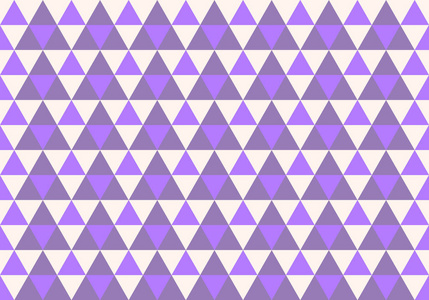 紫色三角形图案背景马赛克图案抽象背景。