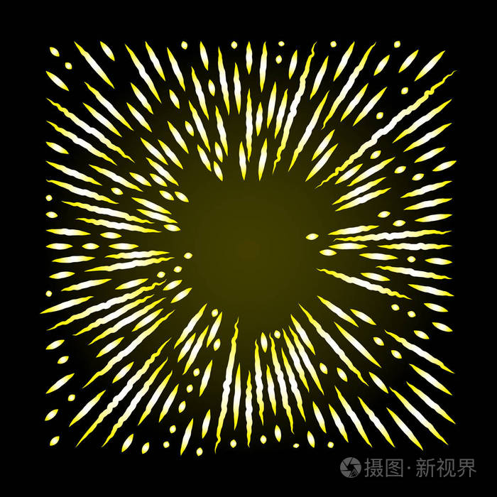 艺术纹身参考.宗教骄傲和荣耀的黄金象征.天使和圣徒之星爆发敏捷.