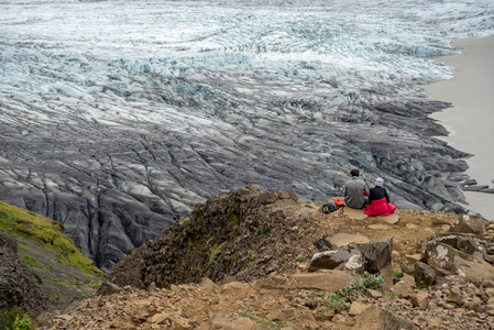维纳霍卡尔冰川的一部分。 冰岛国家公园