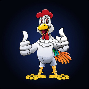 公鸡符号图片