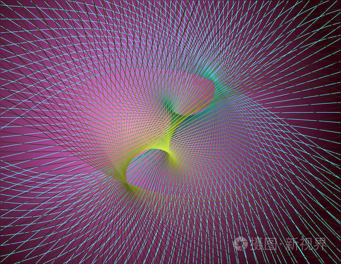 三维线条背景装饰