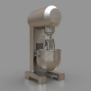 餐厅咖啡馆和糕点店的专业搅拌机。 3D渲染