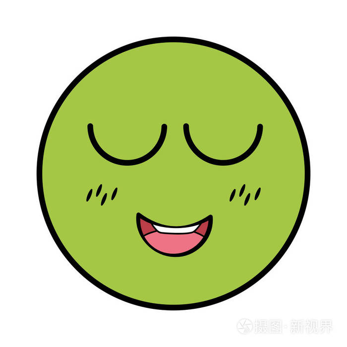 微笑的表情符号面部表情