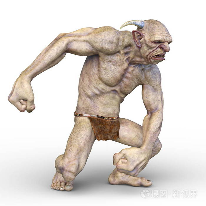 侏儒三维cg渲染