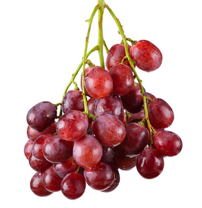 红葡萄分离白色与剪裁路径