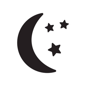 月亮矢量图标图片