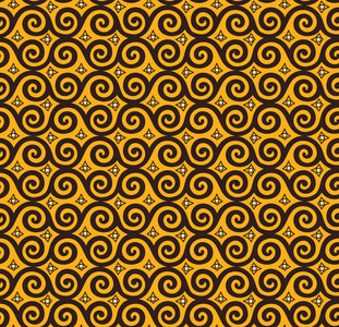 印尼复古巴蒂克豪华风格的无缝图案照片