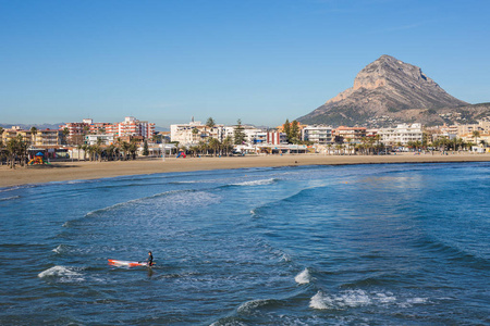 西班牙阿利坎特地中海的 javea xabia 村