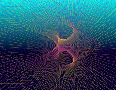 空间三维线条背景图片