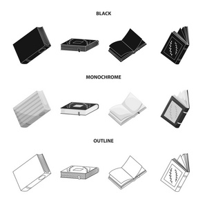 训练和盖子图标的向量例证。训练和书店股票向量例证的集合