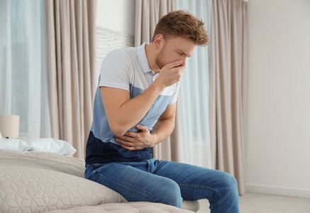 感觉不舒服照片