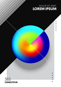 抽象梯度几何形状布局设计模板背景现代艺术风格..设计元素可用于海报背景出版物小册子传单广告矢量插图
