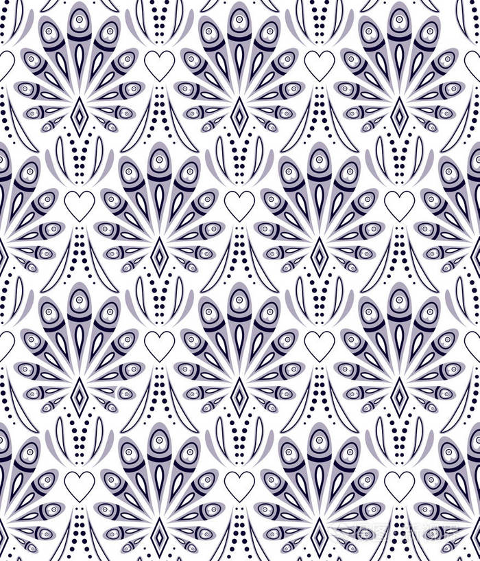 图案与抽象的孔雀羽毛