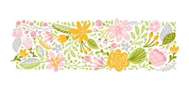 春天花卉植物背景图片