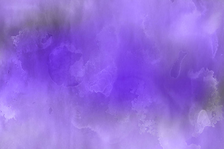 抽象鲜艳的紫罗兰色水彩背景装饰纹理
