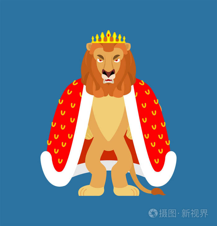 狮子是动物之王. 皇冠上的狮子座