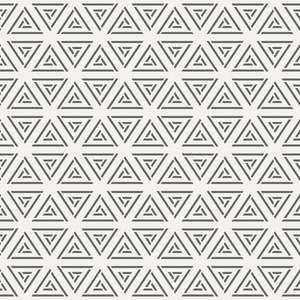 对称组成三角形的抽象几何图案. 现代时尚的纹理. 重复几何瓷砖.