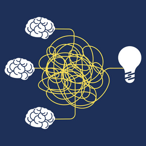 思想头脑风暴图片-思想头脑风暴素材-思想头脑风暴插画-摄图新视界