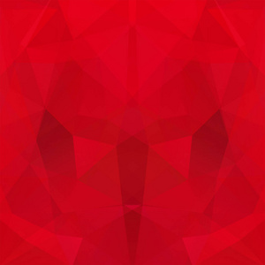 红色多边形矢量背景..可用于封面设计，书籍设计，网站背景..矢量图