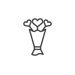 s day symbol, logo illustration. Editable stroke