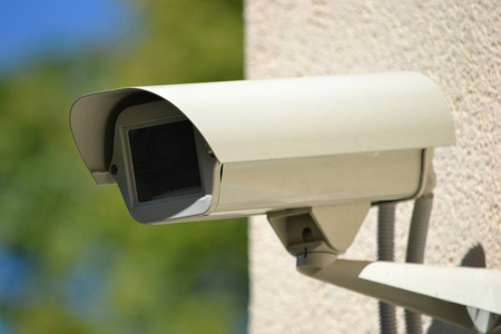 闭路电视监视安全摄像头照片