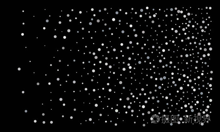 一滴闪亮的粒子的插图. 装饰元素. 豪华背景