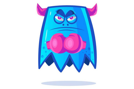 戴手套卡通头像图片