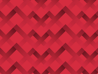 锯齿状无缝图案，渐变红色。 抽象的几何背景。 矢量插图