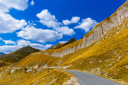 黑山国家山地公园Durmitor自然旅游背景