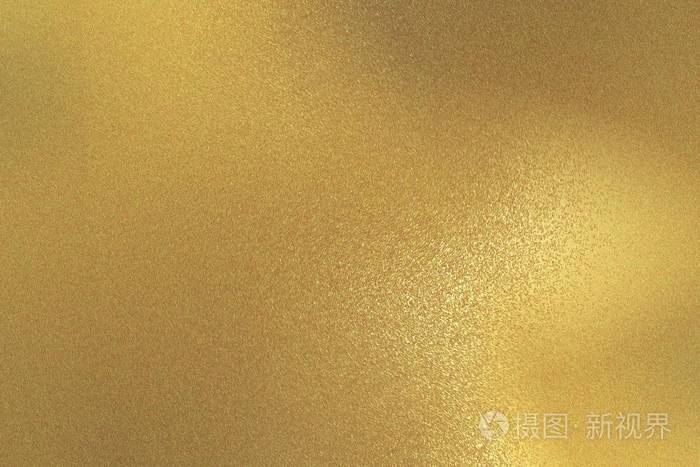 抽象的背景反射粗糙的金色金属纹理