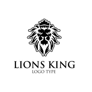 国王狮子标志设计