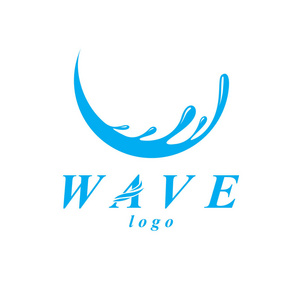 人与自然和谐全球水循环矢量标志,用于水疗和度假组织的商业标志.