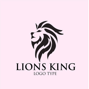 国王狮子标志设计