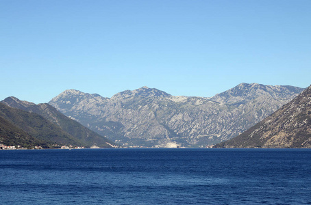 黑山科托尔湾夏季景观