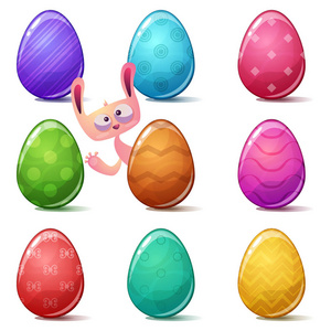 快乐的复活节, 设置彩色鸡蛋