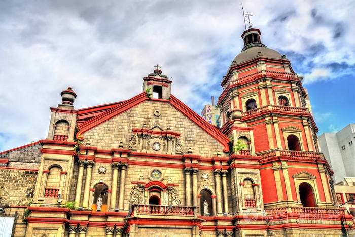 菲律宾马尼拉的binondo教堂