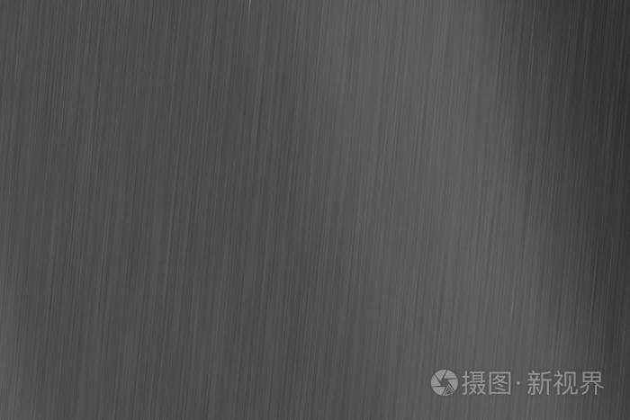 刷过的深色金属纹理抛光金属纹理背景与光反射