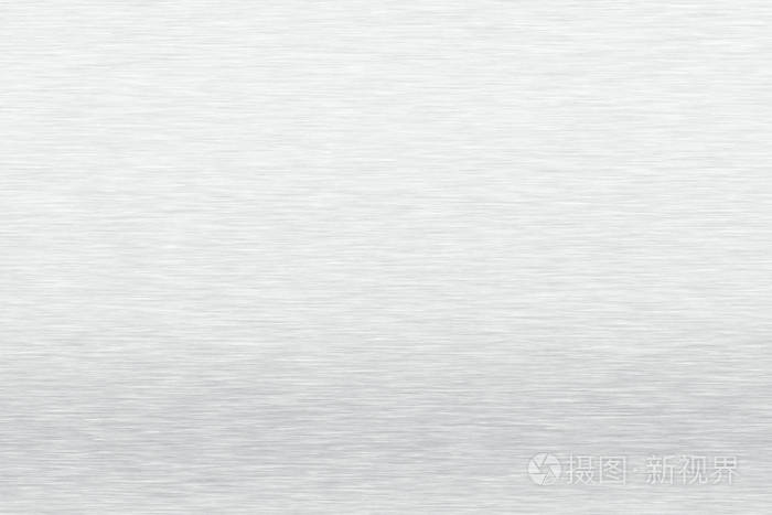 抛光金属纹理背景与光反射.