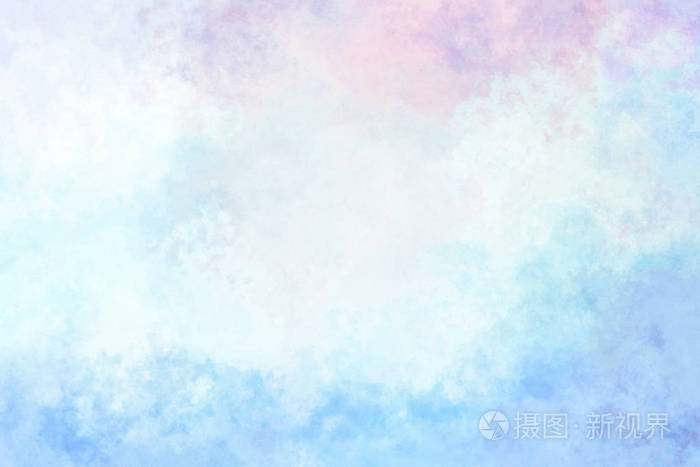混沌的浅色水彩背景纹理 空白抽象轻水彩纸背景与复制空间 照片 正版商用图片19vr 摄图新视界