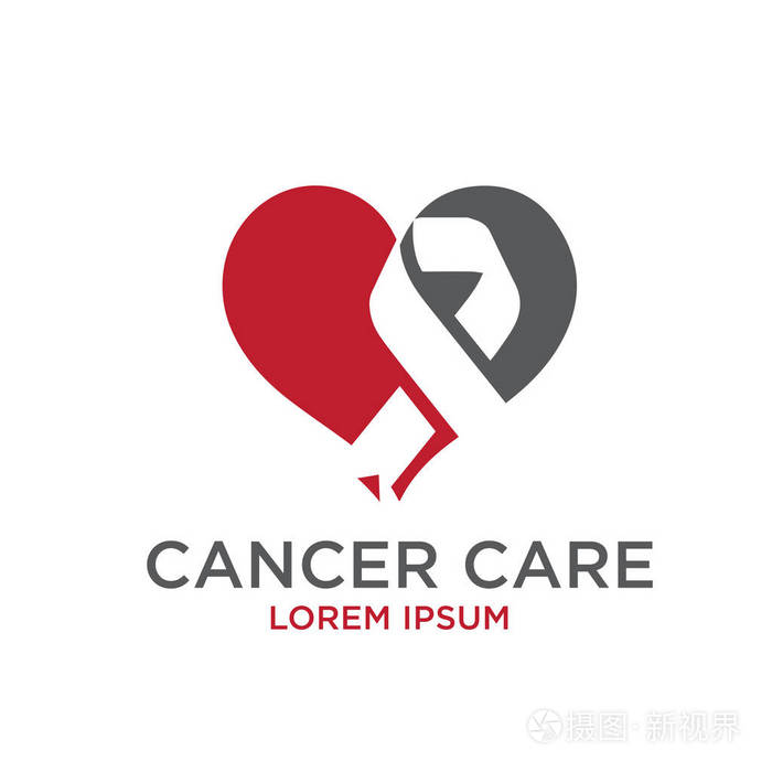 癌症护理标志设计